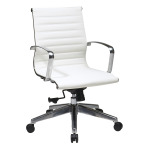 Furniture,Luxurious Best Computer Chair Back Problem Design Ideas With Charming White Color And Nice Metal Arm Also Wonderful Metal Wheels On Combined Silver Color,The Best Computer Chair Back Problems
