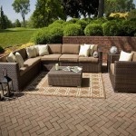 Living Room,The Best Outdoor Castelle Patio Furniture Design Ideas With Fasionable Woven Wood Sofa And Beautiful White Pillow Also Cool Woven Wood Square Table On Combined Brown Rug,Nice Spectacular Outdoor From Castelle Patio Furniture