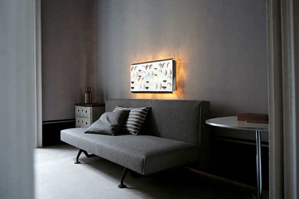 Living Room,Contemporary Pietro Arosio Design With Beautiful Sliding Sofa On Combined Gray Color And Soft Pillow Also Cool Black Aluminum Frame,Contemporary Living Room By Pietro Arosio