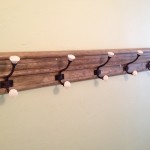 Interior,Affordable Diy Coat Hanger Design Ideas With Amazing Bright Brown Wood Wall Mounted Coat Hook And Wonderful Dark Brown Mixed White Iron Hooks Also Beautiful Cream Wall Paint,The Best High Quality And Unique Coat Hangers