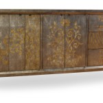 Furniture,Cheap And Antique Hooker Sanctuary Design Ideas With Stylish Four Door And Beautiful There Drawer Console Also Beautiful Floral Ornament,Cool Hooker Sanctuary Furniture For Bedroom