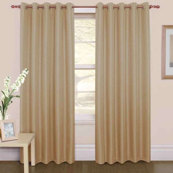 Interior,Fascinating Window Curtain Design Ideas With Wonderful Large Tan Curtains And Beautiful White Wood Square Accent Table Plus Nice White Picture Frame Also Trendy Brown Wood Linen Floor,Window Curtain Design Ideas Looks Beautiful In The House