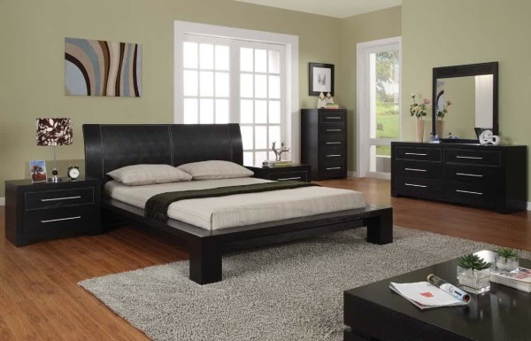 Bedroom,Marvelous Comfortable Bed Set Design Inspiration With Beautiful Black Bed Frame And Soft Between Pillow On Combined Cream Quilt Also Nice Black Nighstand Table,Comfortable Bed Set