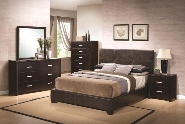 Bedroom,Stunning Furniture Ideas For Small Bedroom Design With Cool Black Platform Bed On Combined Soft Large Mattress In White Color And Gorgeous Black Wood Nightstand Table Also Nice Black Wood Vanity Table Plus Cool Glass Mirror,The Best Furniture Ideas For Small Bedrooms