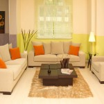 Interior,Beautiful Open Plan Interior Designer Living Room Design Ideas With Cozy Light Brown Fabric Sofas On Combined Soft Orange Cushions And Unique Dark Brown Coffe Table Plus Soft Bright Brown Fur Rug Also Cool Glass Round Accent Table Using Beautiful Cream Cup Table Lamps,The Best High Quality And Cheap Interior Designer Living Rooms