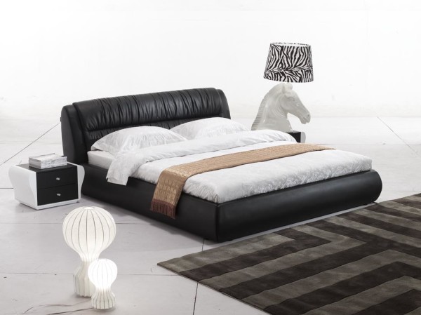 Furniture,Enticing Designer Furniture Store With Comfortable Black Low Profile Bed And Cool Stand Lamp On Combined Zebra Ornament Also Small Black White Cabinet,Designer Furniture Store Latest