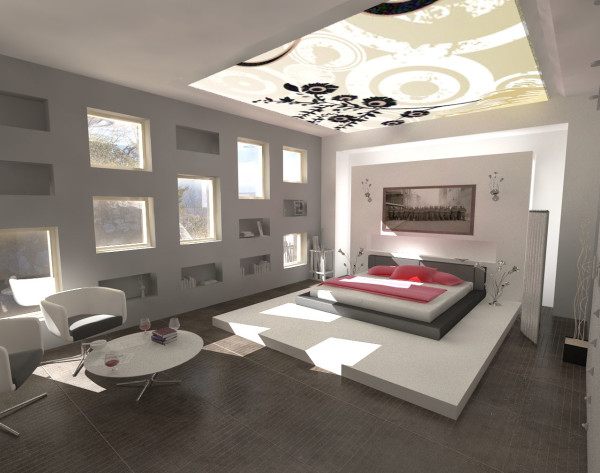 Bedroom,Stylish Design A Room With Charming Black Platfrom Bed On Combined Comfortable White Bed Sheet And Cool White Swivel Chairs Also Nice White Round Table,Design A Rooms Latest
