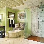 Furniture,Nice Looking Large Space Interior House Design Picture With Charming Shower Enclosures And Stylish Brown Wood Chair Plus Beautiful Black Table Also Gorgeous Light Green Wall Paint,Picturesque Interior House Design Pictures 2015