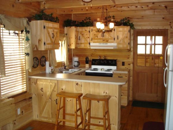 Furniture,Good Unusual Kitchen Cabinet Design Ideas With Beautiful Bright Wooden Material And Wonderful White Countertop Also Comfortable Wooden Bar Stools Plus Antique Pendant Lamp For Rustic Concept,Unusual Kitchen Cabinets In Kitchen Design