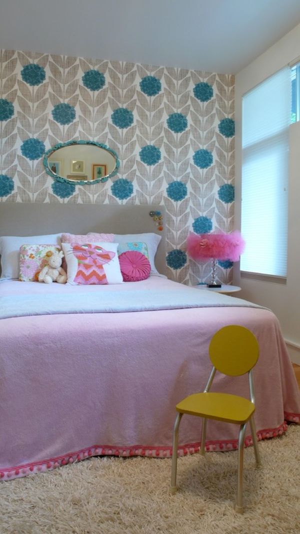 Bedroom,Charming Scheme Heavenly Room Paintng Ideas With Beautiful Pink Bed Cover And Soft White Blanket Plus Gorgeous Pink Desk Lamp Also Cool Small Chair In Yellow Color On Combined Nice Beige Fur Rug,Trendy Cute Room Painting Ideas