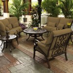 Living Room,Enchanting Castelle Patio Furniture Design Ideas With Comfortable Cushion Swivel Rocker And Antique Brown Round Table Also Nice Wood Accent Table,Nice Spectacular Outdoor From Castelle Patio Furniture