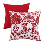 Furniture,Astounding Decorative Pillows For Couche With Picturesque Red Decorative Pillows And Beautiful White Red Floral Ornaments,Cute And Pretty Decorative Pillows For Couches