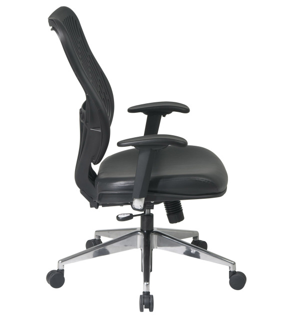 Furniture,Enchanting Office Chair Control Design With Trendy Space Raven Self Adjusting Spaceflex Back And Comfortable Black Vinyl Seat Executive Chair Also Nice Black Wheels Office Chair,Comfortable Office Chair Controls In The Modern Concept