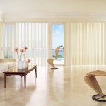 Interior,Unique Two Woven Chair And Cool White Sofa Also Charming Taek Wood Table With The Best Large Verticle Blind For Elegant Concept,Nice Spectacular Verticle Blinds Design Inspiration