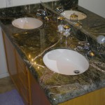 Bathroom,Elegant Custom Bathroom Vanities Granite Design Ideas With Cool Stylish Double Sink And Nice Wood Cabinet ,Modern Concrete Bathroom Vanities Granite Designed To New Energize
