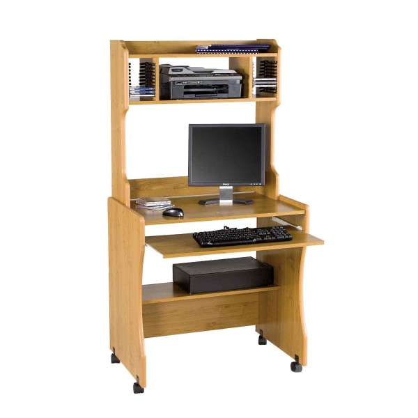 Furniture,Enchanting Office Desk Plan Free Design Inspiration With Awesome Black Wheels And Beautiful Bright Brown Wood Material Also Cool Double Open Dvd Storage,Creative And Simple Office Desk Plans Free For Home