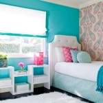 Bedroom,Exceptional Room For Teenage Girl Decoration With Awesome White Headboard Plus Comfortable White Bed Sheet And Unique Three Cubic Bedside Table In Nice White Color Also Soft White Fur Rug,Contemporary Small Rooms For Teenage Girls To Bedroom