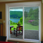 Interior,Nice Spectacular Custom Order Blind Design Inspiration With Beautiful Glass Sliding Door And Antique Wood Cabinet Also Beautiful Arrangement Floral,Gorgeous Custom Order Blinds