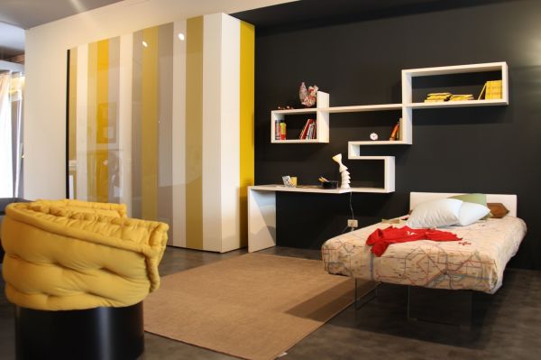 Bedroom,Fascinating Divine Tween Boy Bedroom Ideas With Comfortable White Mattress And Unique White Bookshelf Also Soft Brown Rectangular Rug On Combined Gray Tile Floor ,Modern Tween Boy Bedroom Ideas