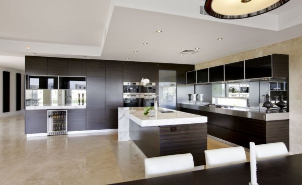 Furniture,Fascinating Cream Wall Paint Ikea Small Kitchen Design Inspiration With Wonderful Black Bamboo Kitchen Cabinet And Contemporary Oven Stove Built In Craft Plus Amazing Great Kitchen Island On Combined Beautiful White Granite Kitchen Island Countertop Also Trendy Cream Granite Tile Floor,Contemporary Ikea Small Kitchen Design Idea
