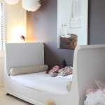 Bedroom,Fascinating Feminine Gray Paint Modern Bedroom Color Scheme Design Ideas With Comfortable Low Profile Bed On Combined Soft White Upholstered And Cozy Beige Rug Also Simple Curain Exotic For Warm Concept,Modern Bedroom Color Schemes