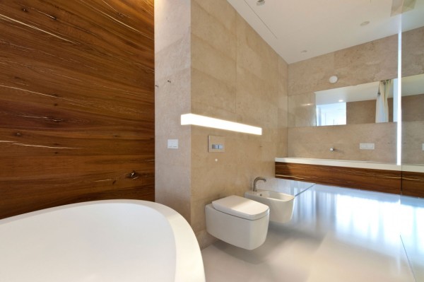 Bathroom,Beautiful Small Space Bathroom Design Ideas With Nice Floating White Ceramic Vessel Sink And Wonderful White Ceramic Bathtub Also Gorgeous Horizontal Wall Mirror,Fresh And Clean Bathroom Designs Modern
