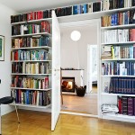 Furniture,Fabulous Open Plan Book Shelf Design Inspiration With Awesome Agreeable Full Wall Bookshelves And Comfortable Black Chair Also Nice Bright Brown Laminate Flooring,Contemporary Furniture Book Shelf Designs 2015
