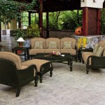 Living Room,Contemporary Castelle Patio Furniture Design With Comfortable Sophia Cushion Lounge Chair And Nice Rectangular Black Table Also Cool Black Square Wood Accent Table On Combined Stand Lamp,Nice Spectacular Outdoor From Castelle Patio Furniture