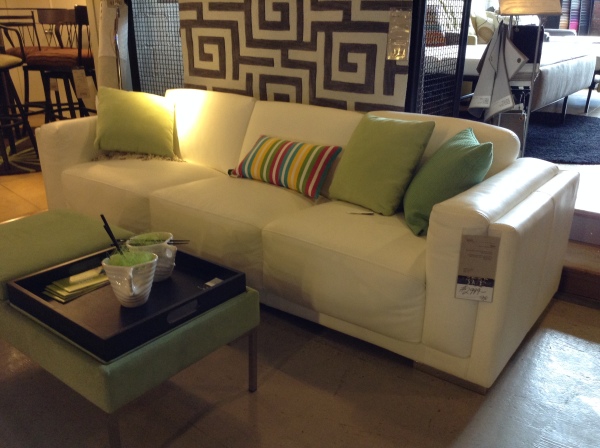 Furniture,Affordable Best Leather Couch Conditioner Design Ideas With Stylish Three Seater Sofa On Combined Cream Color And Soft Green Cushion Also Wonderful Green Bench Table Plus Cool Metal Legs For Living Room,The Best Leather Couch Conditioner 