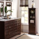 Architecture,Nice Dark Brown Wood Cabinet With Cool White Sink Also Nice Dark Brown Open Shelf Chest For Concemporary Home Decorator Collection Coupon,Home Decorator Collection Coupon