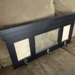 Furniture,Trendy Wall Coat Rack Plan Design Inspiration With Stunning Stainless Steel Three Hanger And Cool Small Rectangle Mirror Also Comfortable Beige Fabric Sofa,Creative And Beautiful Wall Coat Rack Plans In Home