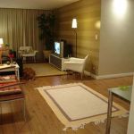 Apartments,Fascinating Small Space Apartment Ideas With Unusual Black Sofa And Vintage Entertaiment Center Plus Splendid White Square Accent Table Also Comfortable White Chairs For Living Room,Comfort Studio For Contemporary Apartment Ideas