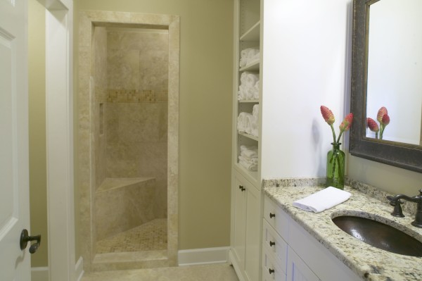 Bathroom,Fabulous Cream Mixed White Wall Paint Small Showers For Small Bathroom Design With Unusual White Wood Vanity Cabinet Combined Gorgeous White Marble Countertop And Cool Oil Rubbed Bronze Bathroom Faucet Also Stylish Large Wall Mirror,Elegant Small Showers For Small Bathrooms Inspiration