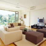 Furniture,Marvelous Large Space Living Room Interior House Design Picture With Stylish Beige Sofas Plus Soft Brown Ottomans And Wonderful Brown Wood Square Tuscan Side Table Also Splendid White Wall Paint,Picturesque Interior House Design Pictures 2015
