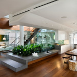 Apartments,Cool Awesome Broadway Manhattan Penthouse Apartement Design Ideas With Open Plan Bedroom Set And Nice Rectangular Wood Dining Table On Combined Brown Laminate Flooring Also Wonderful Open Plan Kitchen Room ,Manhattan Penthouse Apartments