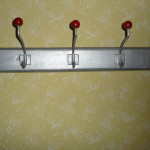 Interior,Contemporary Furniture Coat Hanger Design Ideas With Charming Silver Wall Mounted Coat Hooks And Beautiful Red Silver Hooks,The Best High Quality And Unique Coat Hangers