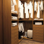 Furniture,Gorgeous Walk In Wardrobe Design Inspiration With Stunning Brown Wood Walk In Wardrobe And Nice Brown Wood Rod Hanger Plus Adorable Brown Wood Drawers Also Trendy Brown Wood Tile Floor For Rustic Concept,Cool Amazing Some Walk In Wardrobe Designs