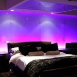 Bedroom,Awesome Purple Wall Paint Bedroom Paint Ideas With Nice White Bed Sheet And Soft Black Bed Cover Also Trendy Black Wood Bed Frame,11 Bedroom Paint Ideas Trends In 2015 You Must See