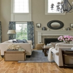 Furniture,Amazing Sofa For Small Living Room Design Ideas With Amusing Hanging Lamp And Cool Brown Wooden Floor Plus Gorgeous Elips Mirror Also Nice Fireplace ,The Most Convenient Sofas For Small Living Rooms
