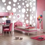 Bedroom,Magnificent Teenage Bedroom Color Design Inspiration With Cute Pink White Bed Frame And Beautiful White Pink Wood Study Table Plus Comfortable Pink Chair Also Splendid Floating Pink Bookshelf,Design Perfect Teenage Bedroom Colors