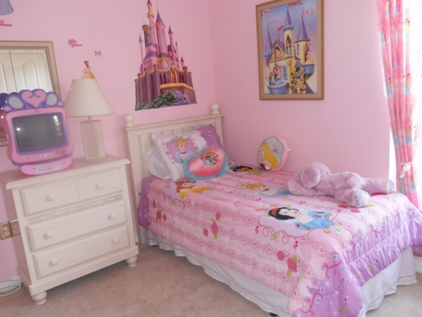 Bedroom,Admirable Pink Background Room For Girls Design With Awesome White Wood Headbord And Wonderful White Wood Dresser Also Beautiful White Cup Table Lamp,Cool Amazing Rooms For Girls