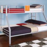 Bedroom,Exciting Teenage Bedroom Ideas Boy Decoration With Charming Bunk Bed And Soft Black White Geomatric Rug Plus Trendy Brown Wood Tile Floor Also Gorgeous Blue Wall Paint,Extraordinary Teenage Bedroom Ideas Boys For Modern Concept
