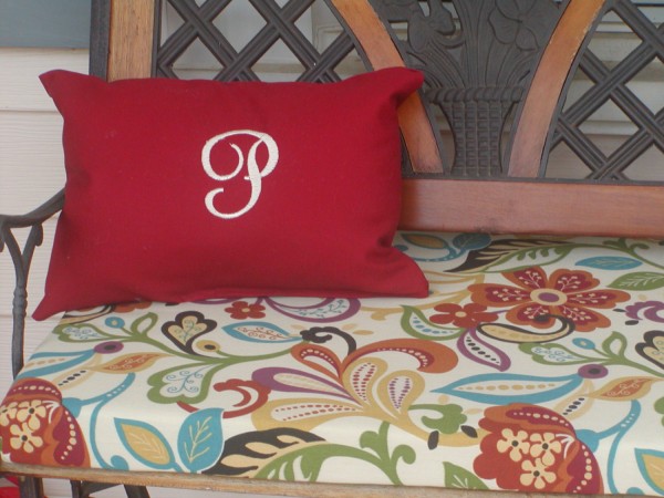 Furniture,Beautiful Amazing Soft And Cozy Custom Outdoor Cushion Design Inspiration With Beautiful Floral Ornamental Also Modern Red Pillow,Cozy And Soft Custom OutDoor Cushions Ideas
