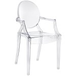 Furniture,Amazing Ghost Chair Design Inspiration With Stylish Clear Acrylic Ghost Chair And Cool Round Acrylic Backrest Also Cool Acrylic Arms,Best Ghost Chairs Design To Your Home Furniture