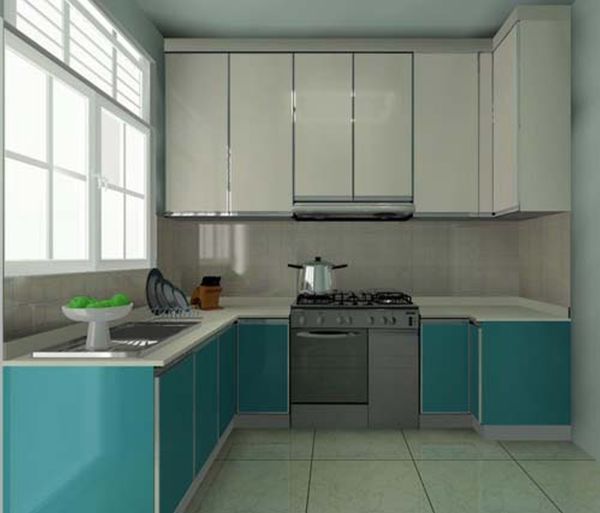 Furniture,Breathtaking Small Space Cabinet Door Design Ideas With Cool White Floating Kitchen Cabinet And Beautiful Light Blue Kitchen Cabinet On Combined Trendy White Countertop Also Astounding White Ceramic Tile Floor,Unique Cabinet Doors For Kitchen