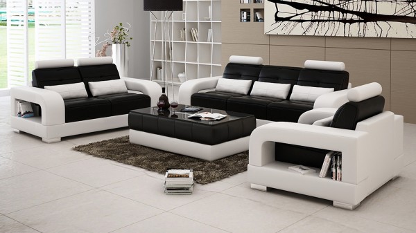 Furniture,The Best High Quality Leather Sofa Denver Design With Cool Lounge Sofa Set And Modern Black White Color Also Modern Black White Glass Table,Tranquility Of Leather Sofa Denver Inspiration 