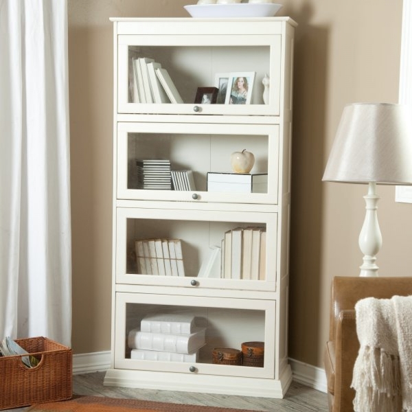 Furniture,Adorable Cat Library Bookcase Design Ideas With Gorgeous Creamy White Wood Bookcase And Cool Bookshelf Also Beautiful White Desk Lamp,Cat Library Bookcase Styles