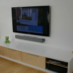 Furniture,Amazing White Wall Paint Flat Screen Tv Wall Design Inspiration With Beautiful Tv Wall Unit Plus Wonderful Entertainment Center In Gorgeous White Mixed Bright Brown Color Also Nice Bright Wood Floor ,Stunningly Beautiful And Modern Flat Screen Tv Wall Designs