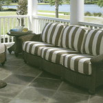 Exterior,Nice Spectacular Outdoor Lloyd Flanders Wicker Design Ideas With Nice Rattan Cushion Swivel Rockers And Extra Tall Round Glass Table,Contemporary Outdoor Lloyd Flanders Wicker Design 
