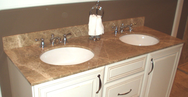 Bathroom,Wonderful Beige Bathroom Vanities Granite Design Inspiration With Cool Double Sink And Cool Wood White Cabinet,Modern Concrete Bathroom Vanities Granite Designed To New Energize